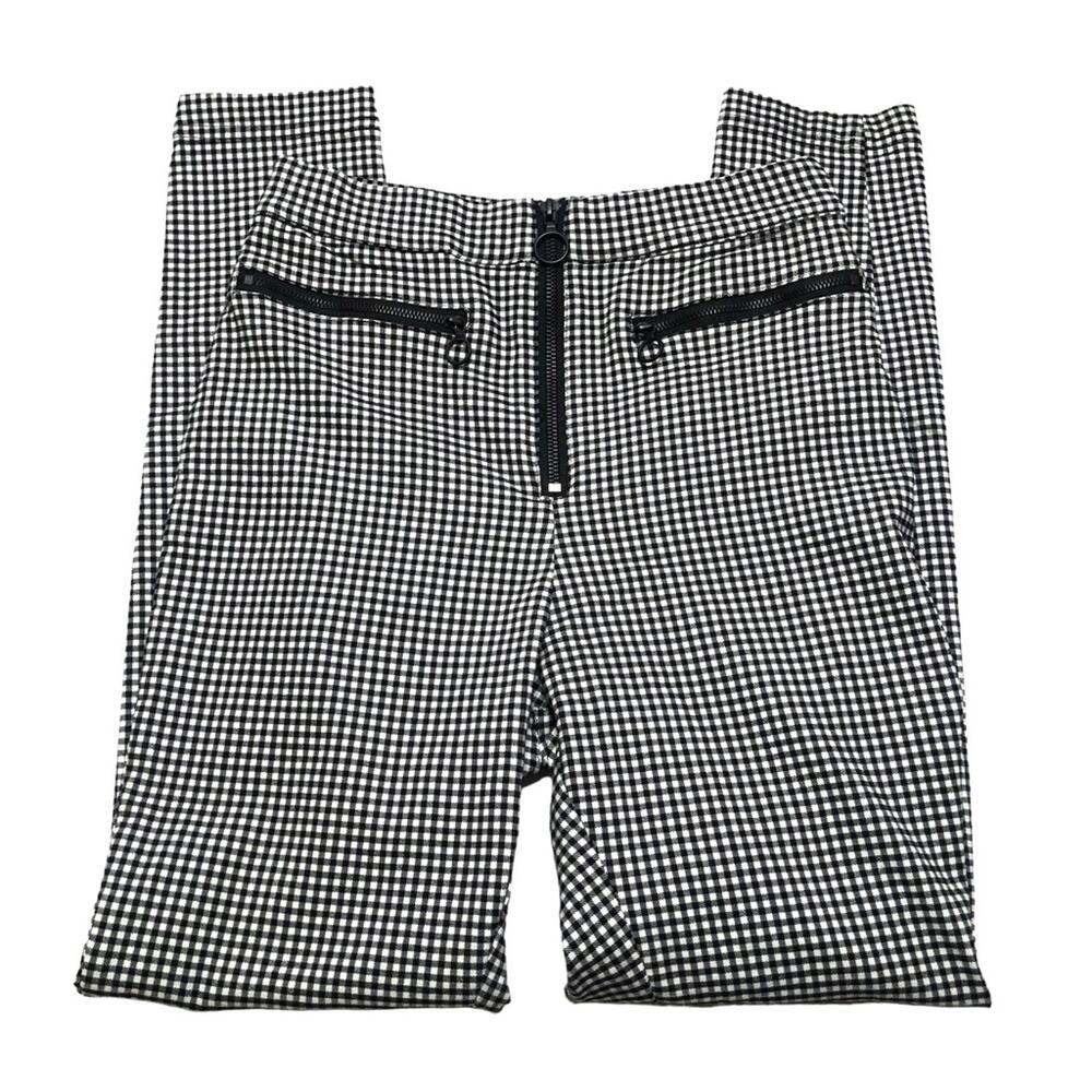 Urban Outfitters Susie Gingham Zipper Skinny Pants Size 4